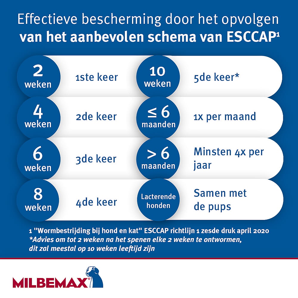 Milbemax ontworming voor honden
