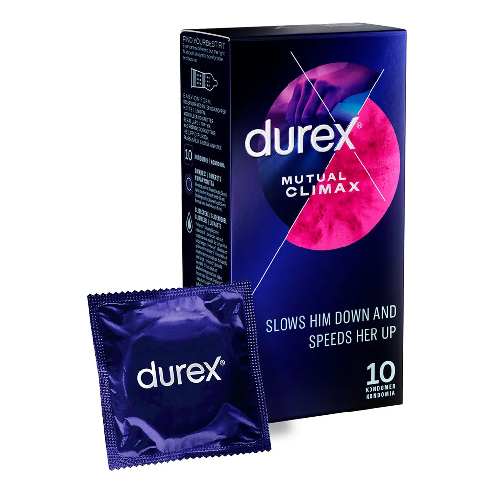 Durex Mutual Climax kondomer - 10 stk.