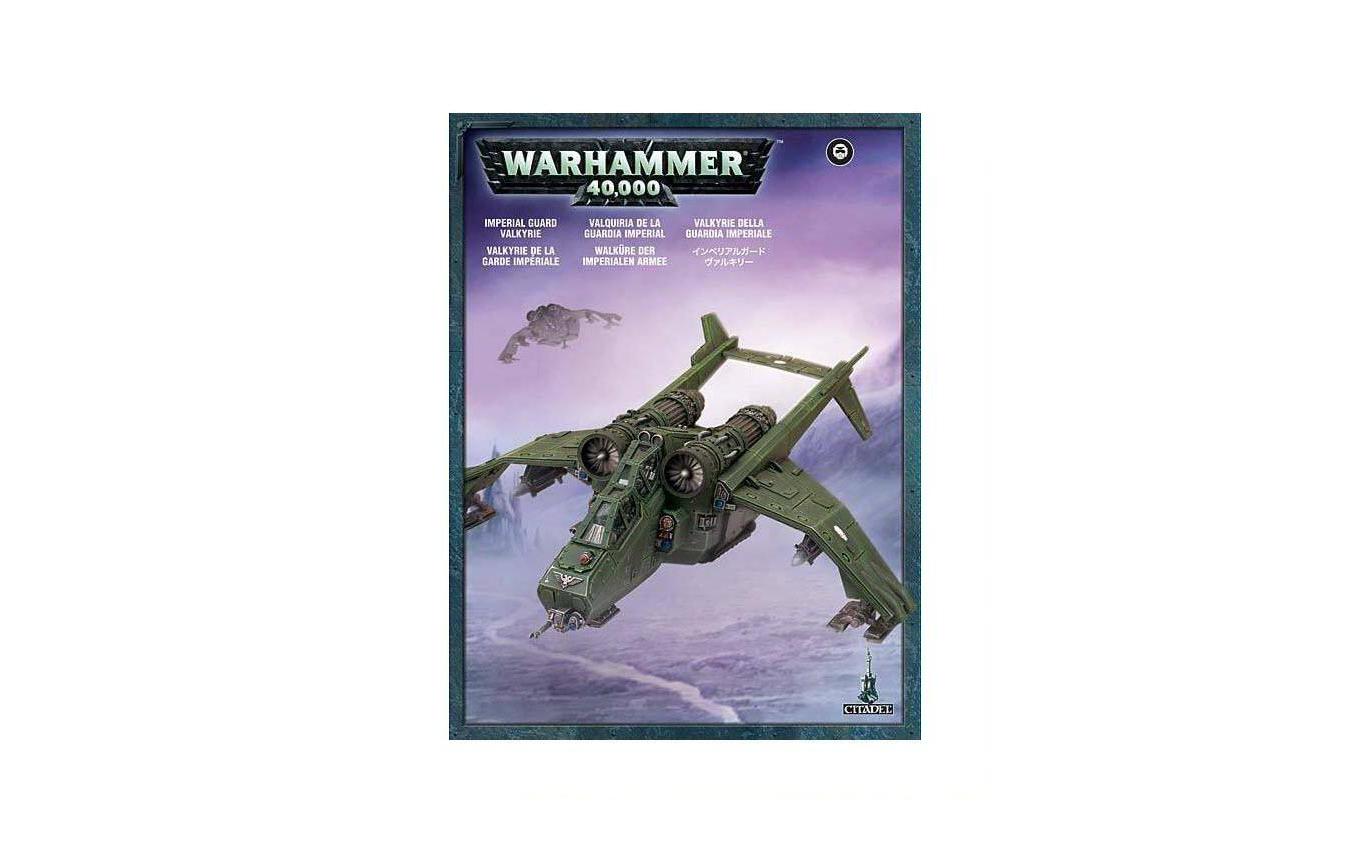 Flugzeug Warhammer 40.000 Imperial Guard ValkyrieWarhammer Miniaturen Bausatz
