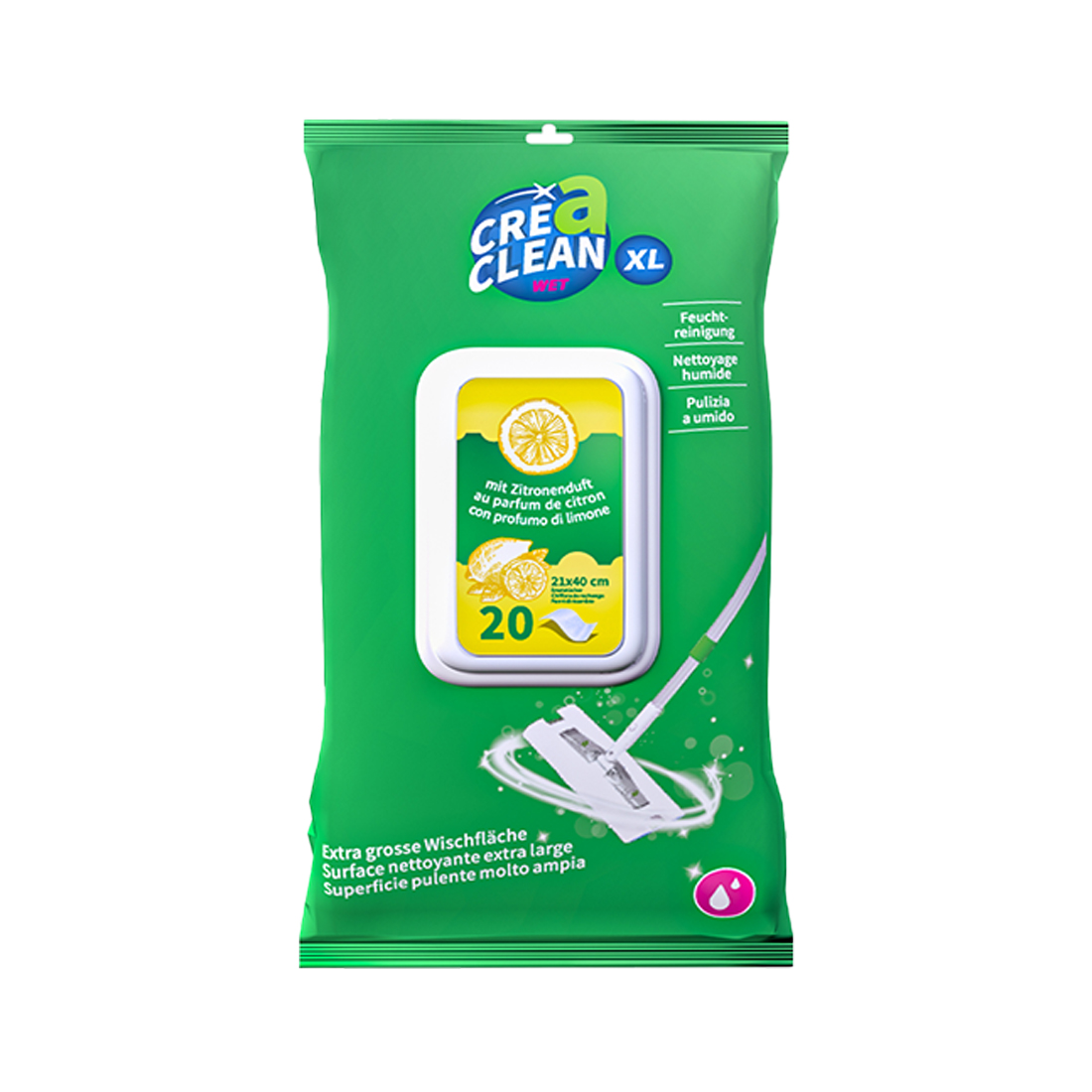 CREaCLEAN Wet XL Ersatztücher 20 Stk.