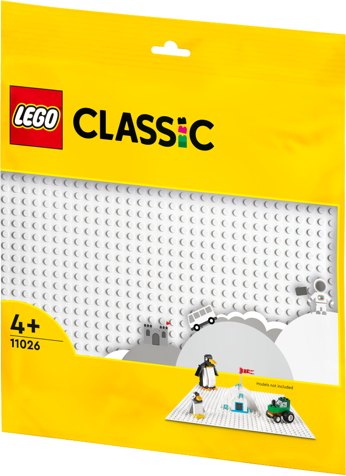 LEGO Classic - White Baseplate (11026)