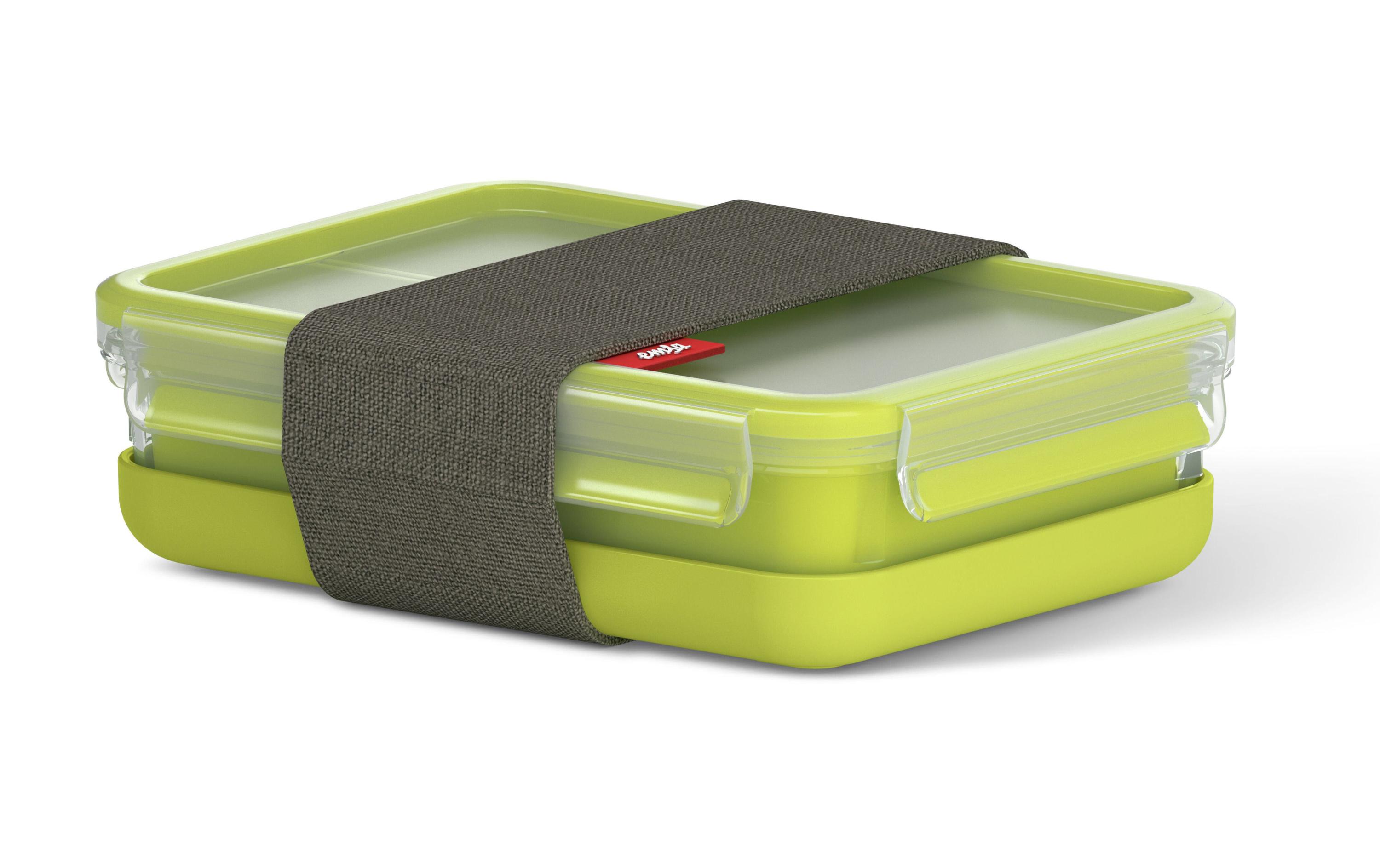 Lunchbox Clip & Go 1.2 l, GrünSnackbox mit Teller