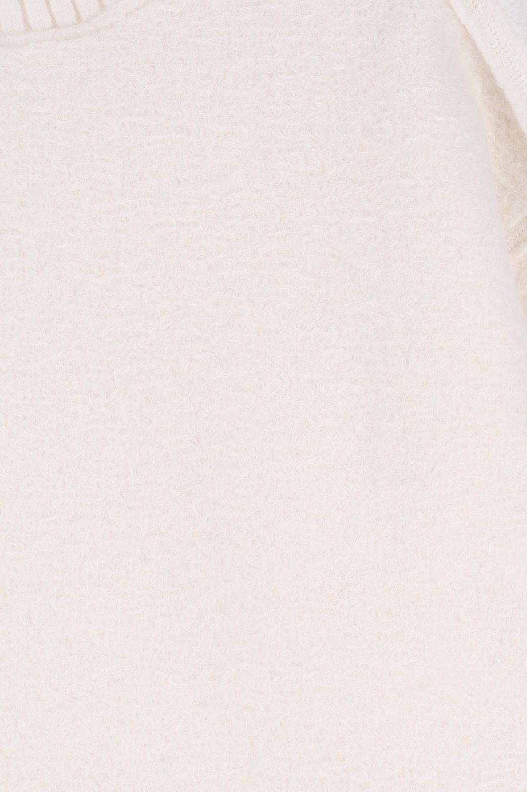 Witte boucle sweater