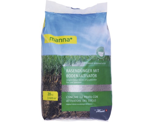 Manna gazonmeststof met bodemactivator 20 kg 500 m²