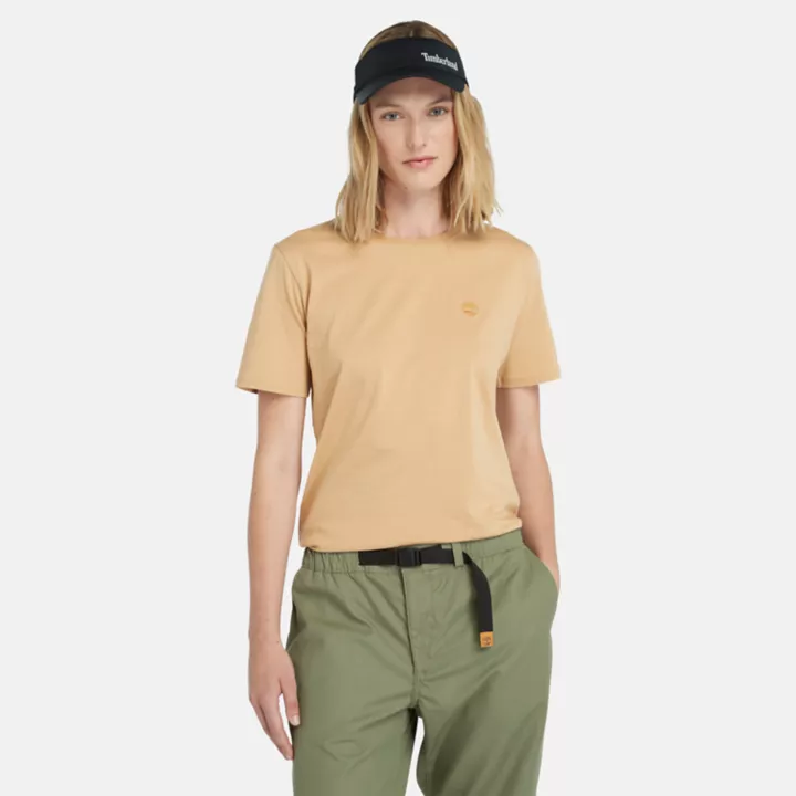 T-shirt Dunstan pour femme en marron clair