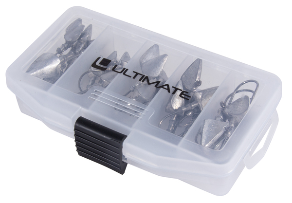 Boîte de têtes plombées en plomb fléchette Ultimate (3.5-14g) (30pièces)