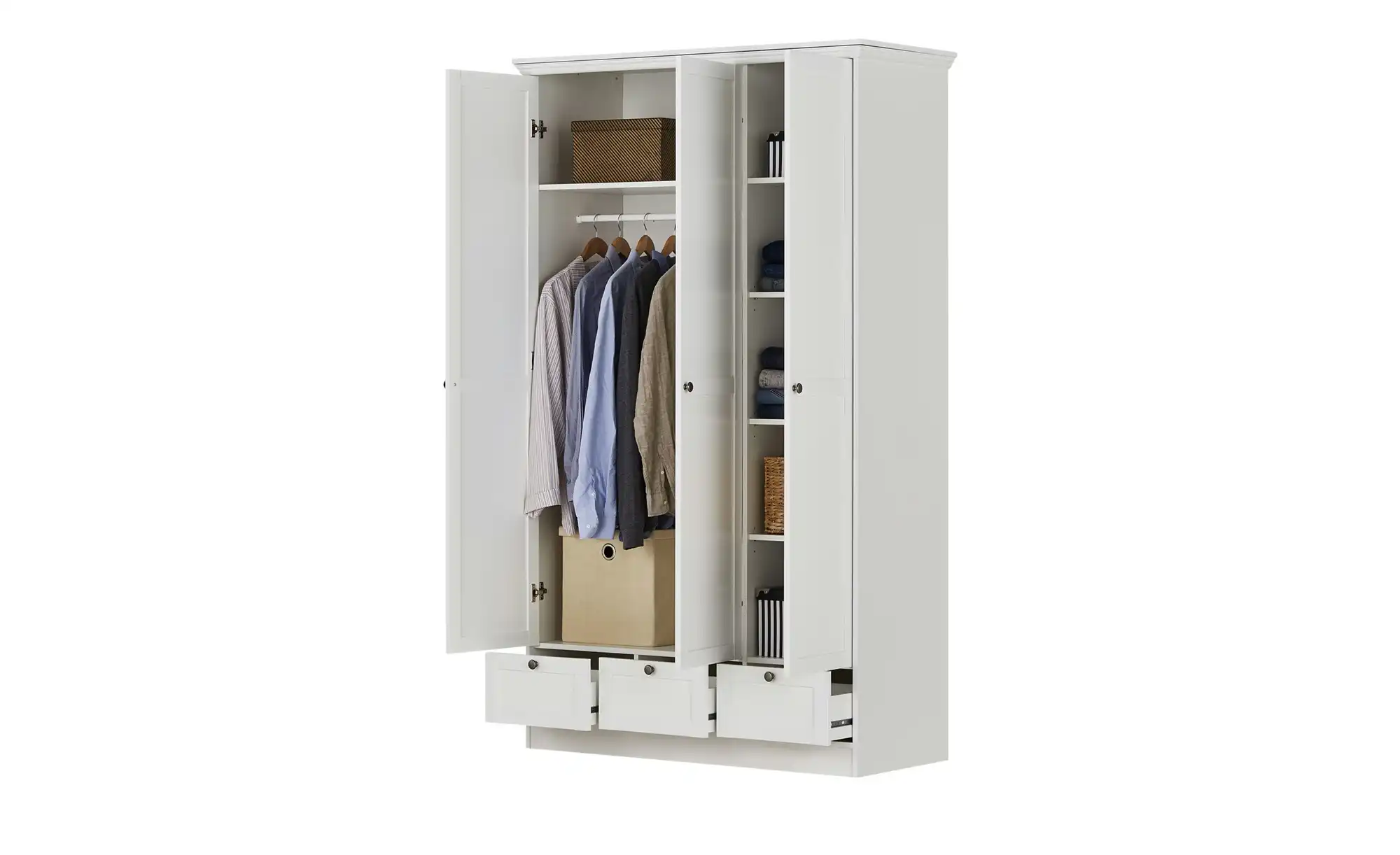 Drehtürenschrank, 3-türig Laurito