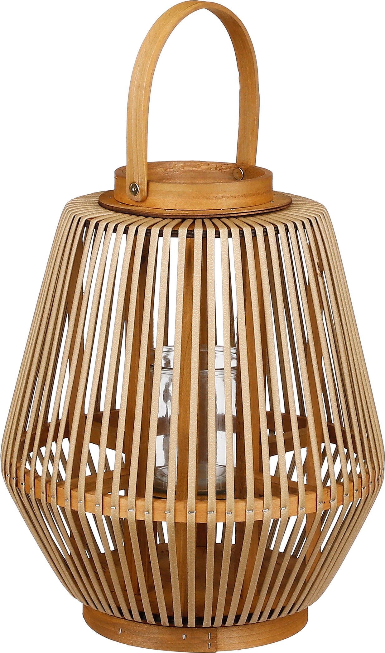 Mica Decorations windlicht Havard naturel D 31 H 37 cm