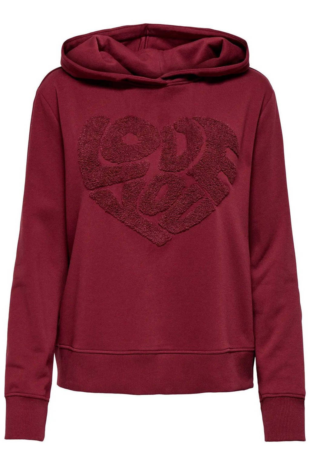 KIDS ONLY GIRL hoodie donkerrood