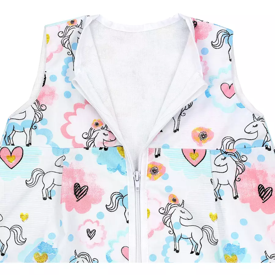 TupTam Baby Sommer Schlafsack Ärmellos Unwattiert rosablau