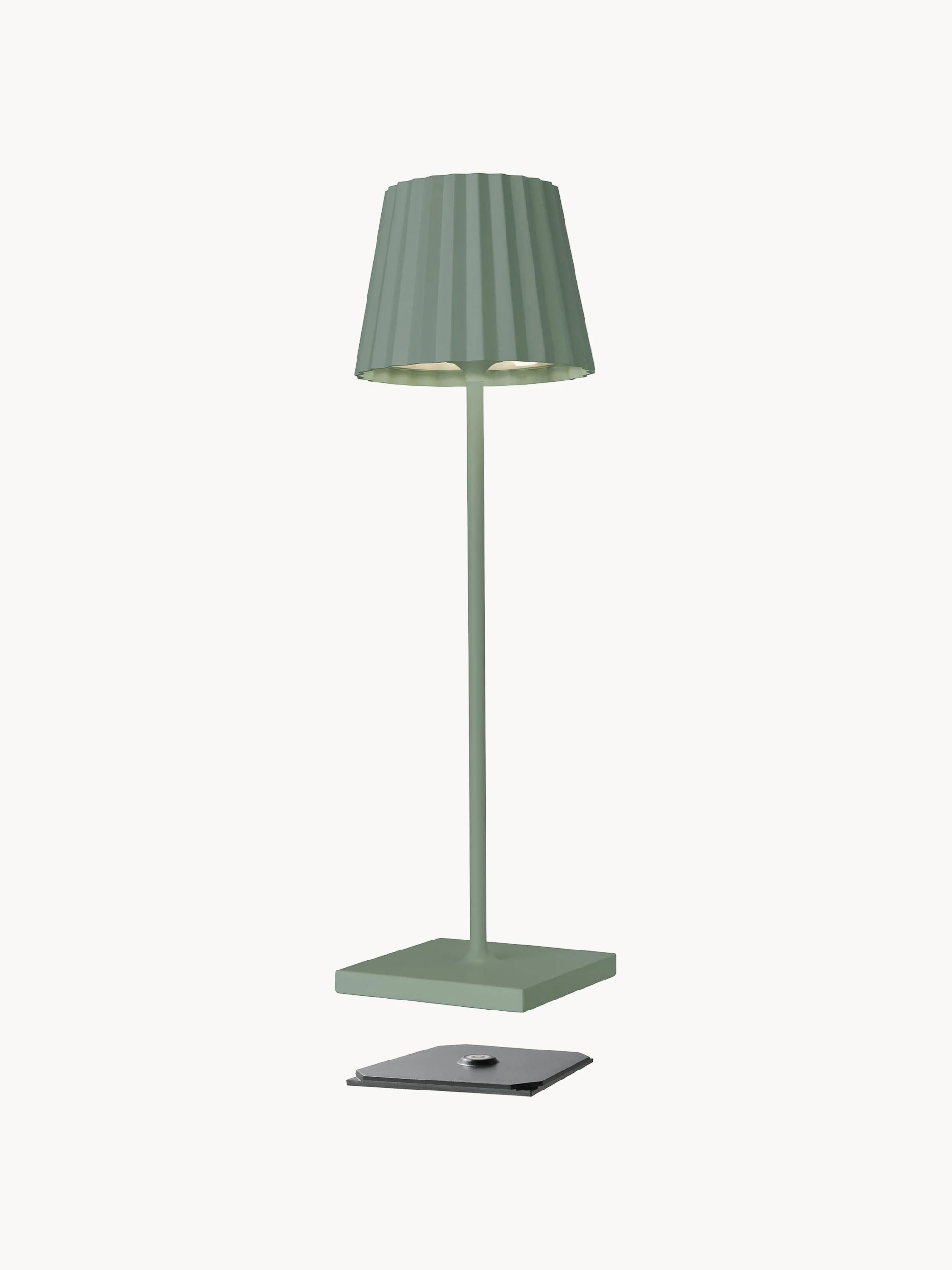 Draagbare outdoor LED-tafellamp Troll RC, dimbaar