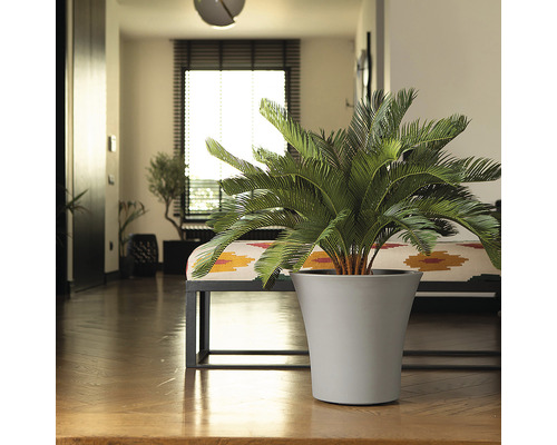Lafiora City plantenpot, kunststof, Ø 40 cm, H 38 cm, wit