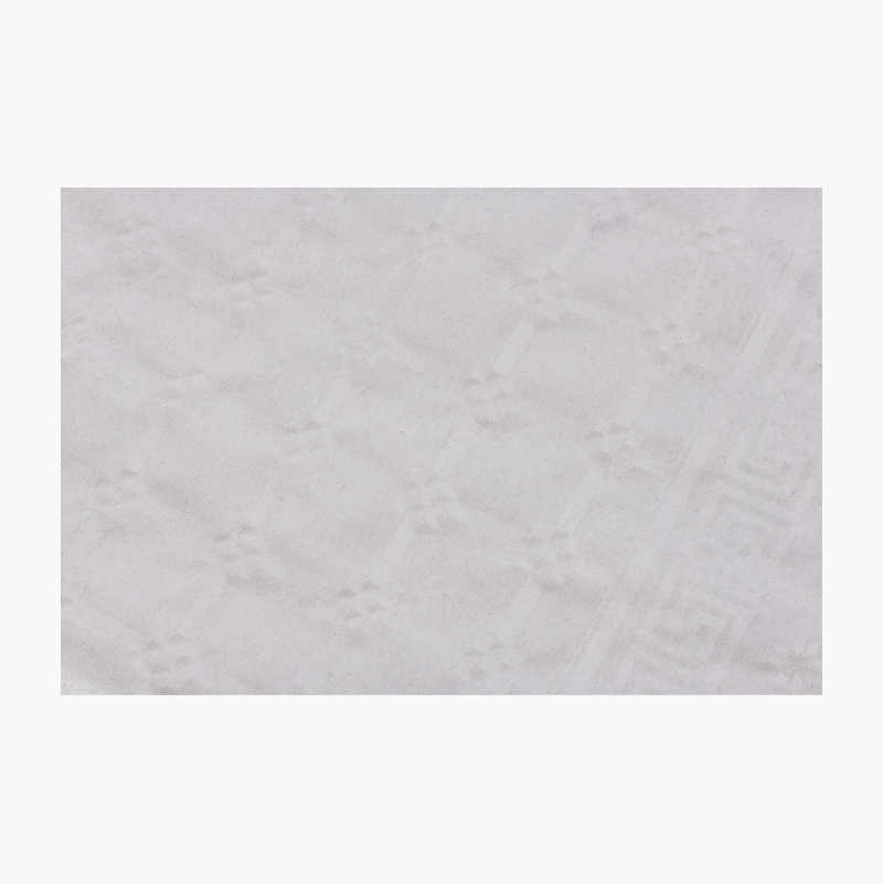 Papirduk, hvit, 6 m