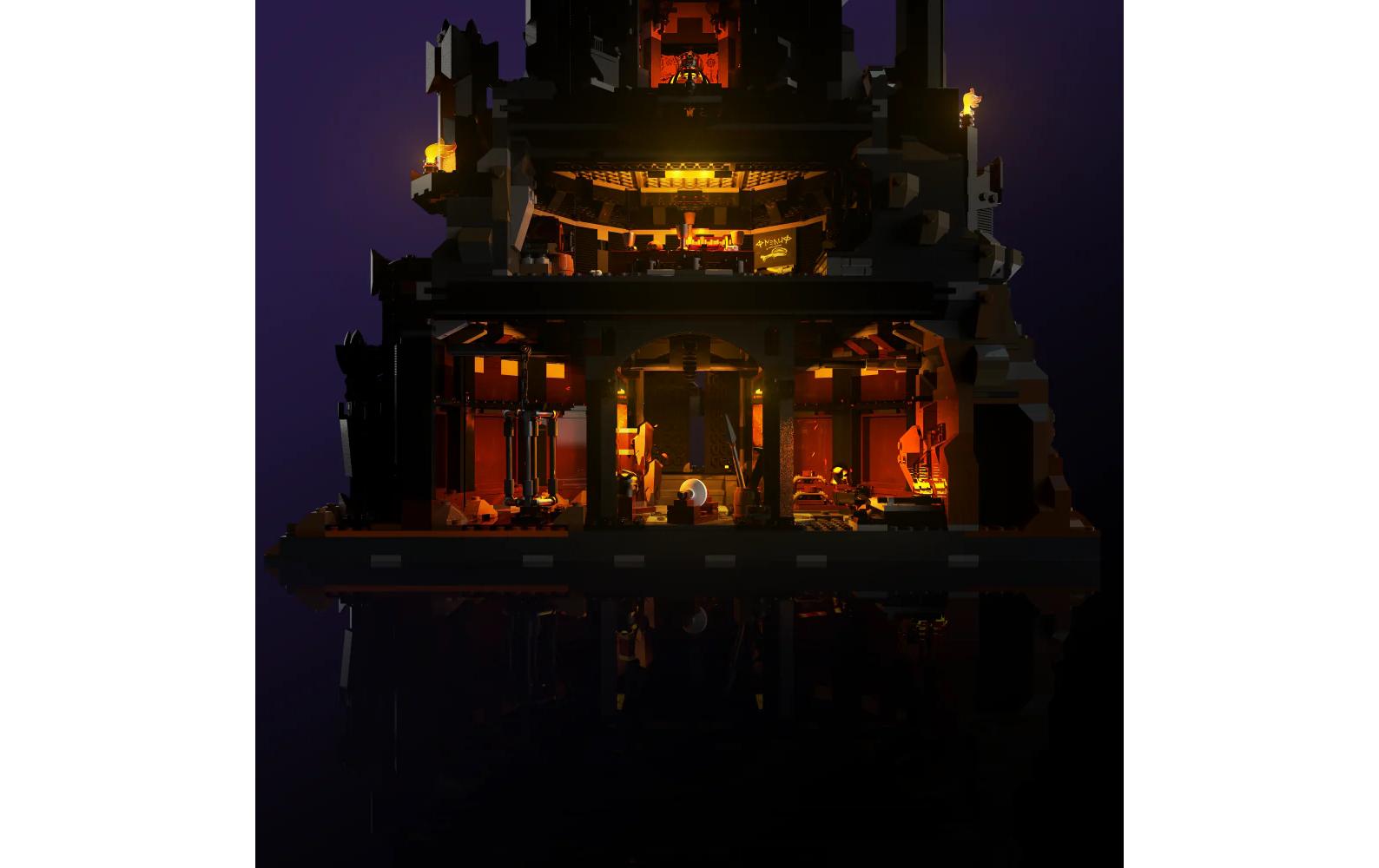 LED-Licht-Set für LEGO® LMB 2.0 für 10333 Herr der Ringe<br>Beleuchtungs-Kit