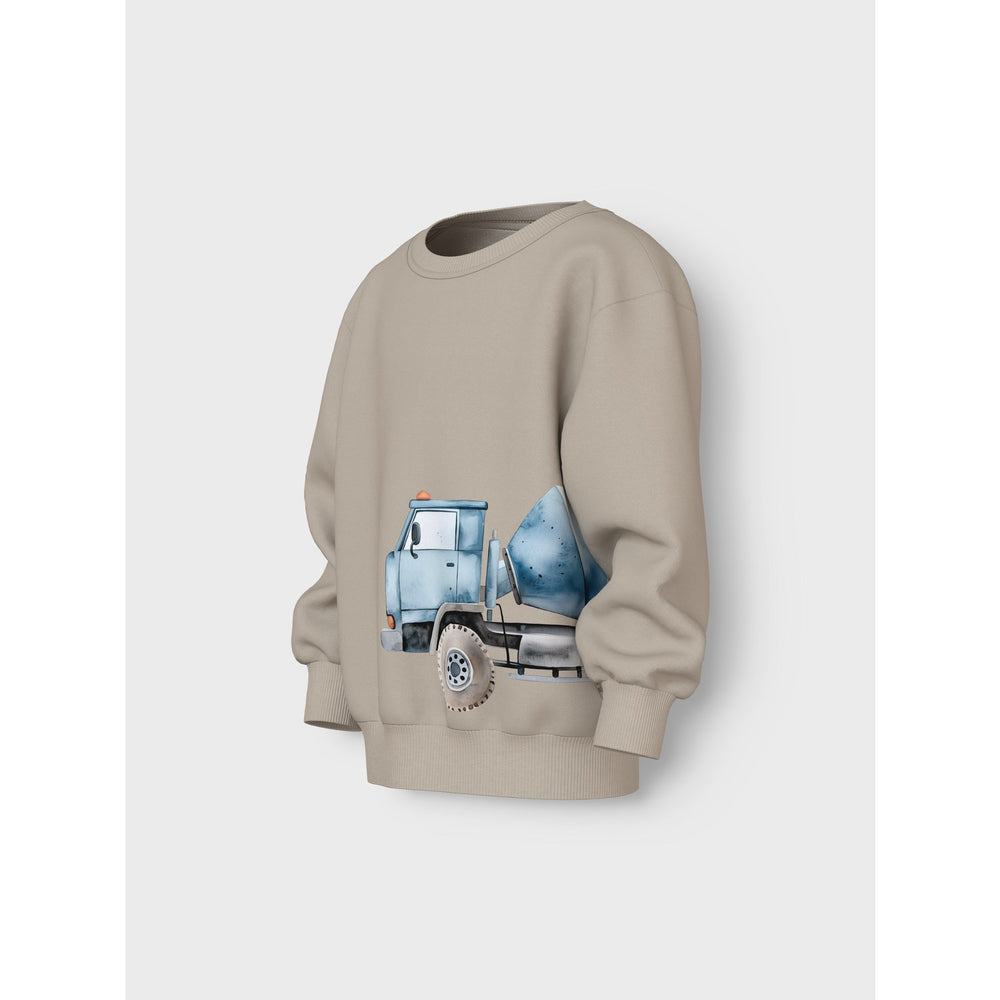 Køb Name It Island Fossil Nmmnarina Ls Nreg Sweat Bru Box