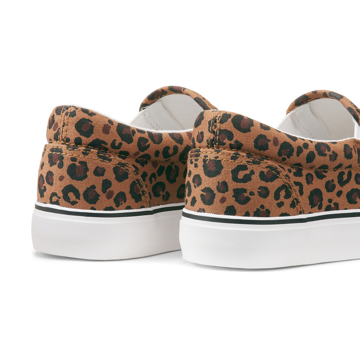 COLEÇÃO LA REDOUTE<br>Tênis slip-on, estampa de leopardo