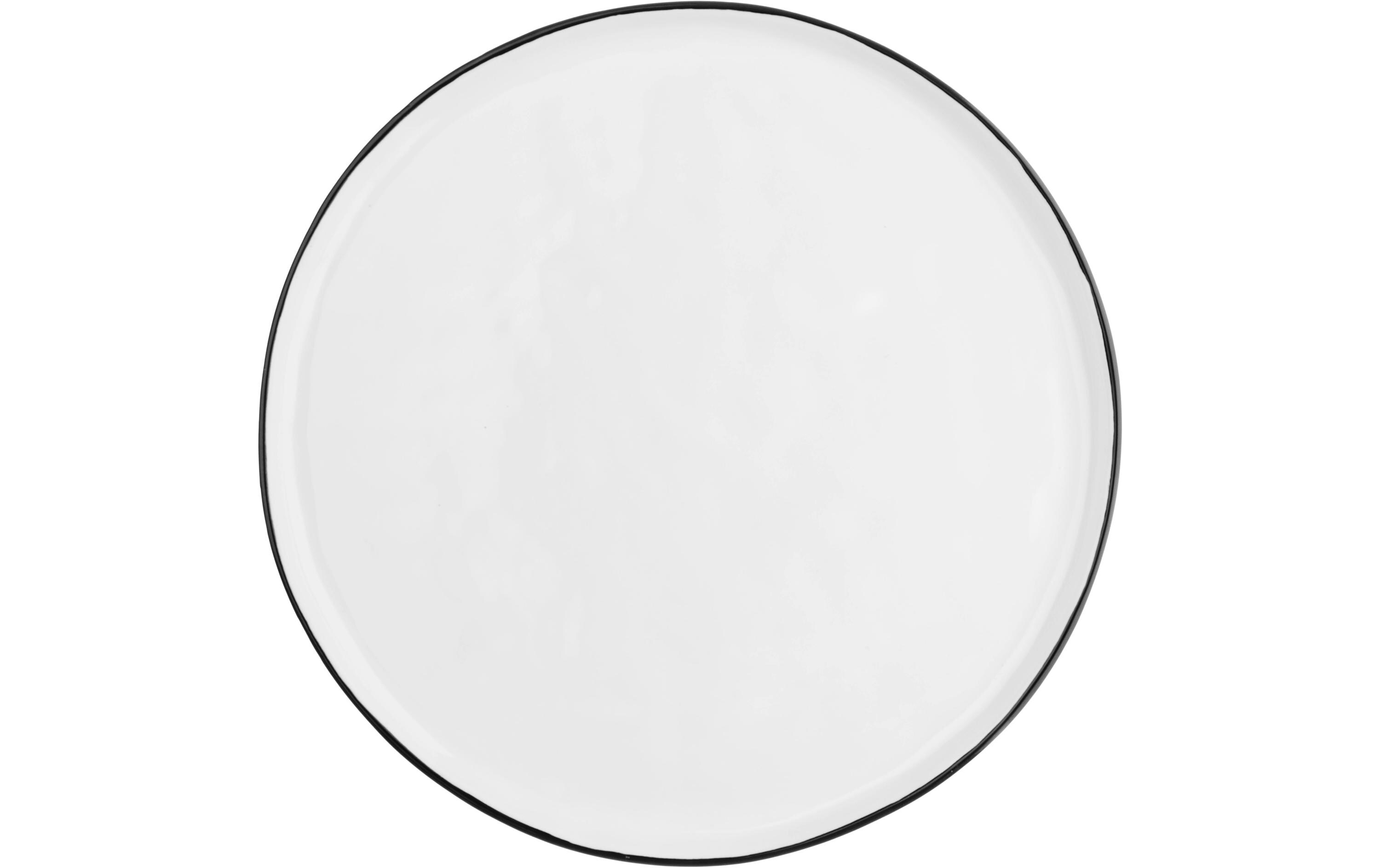 Speiseteller Pure Ø 27.5 cm, 4 Stück, WeissServierteller