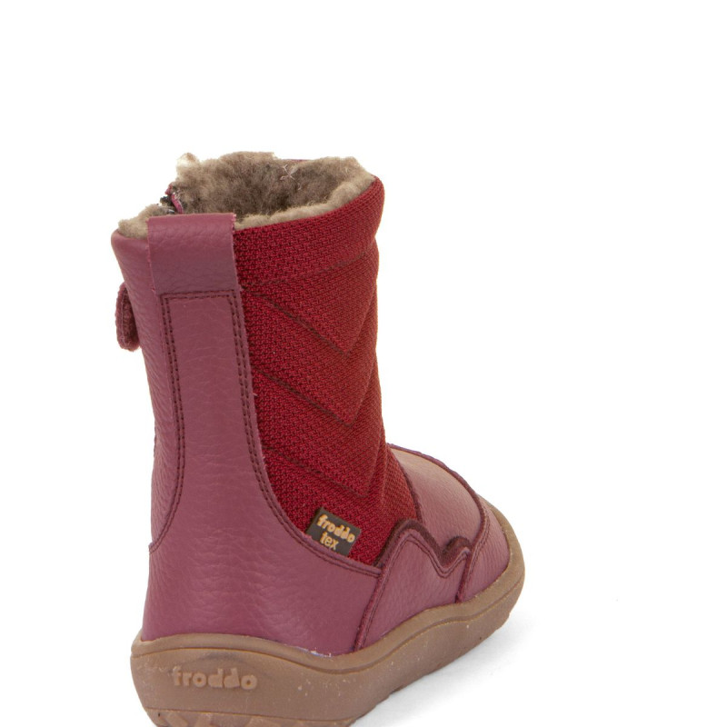 Froddo Froddo Barefoot Tex Boots Fourrées Bordeaux