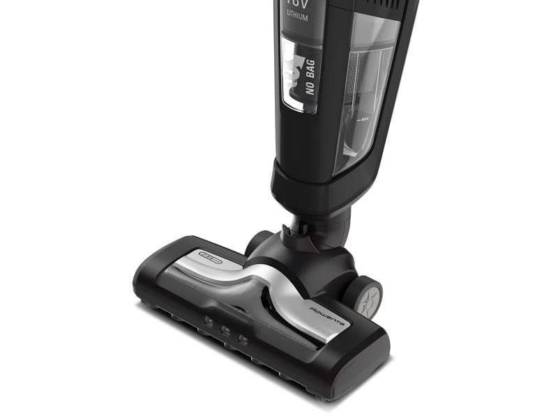 Rowenta Akku-Hand- und Stielsauger Dual Force Schwarz Kabelloser 2-in-1-Stabstaubsauger mit Handstaubsauger