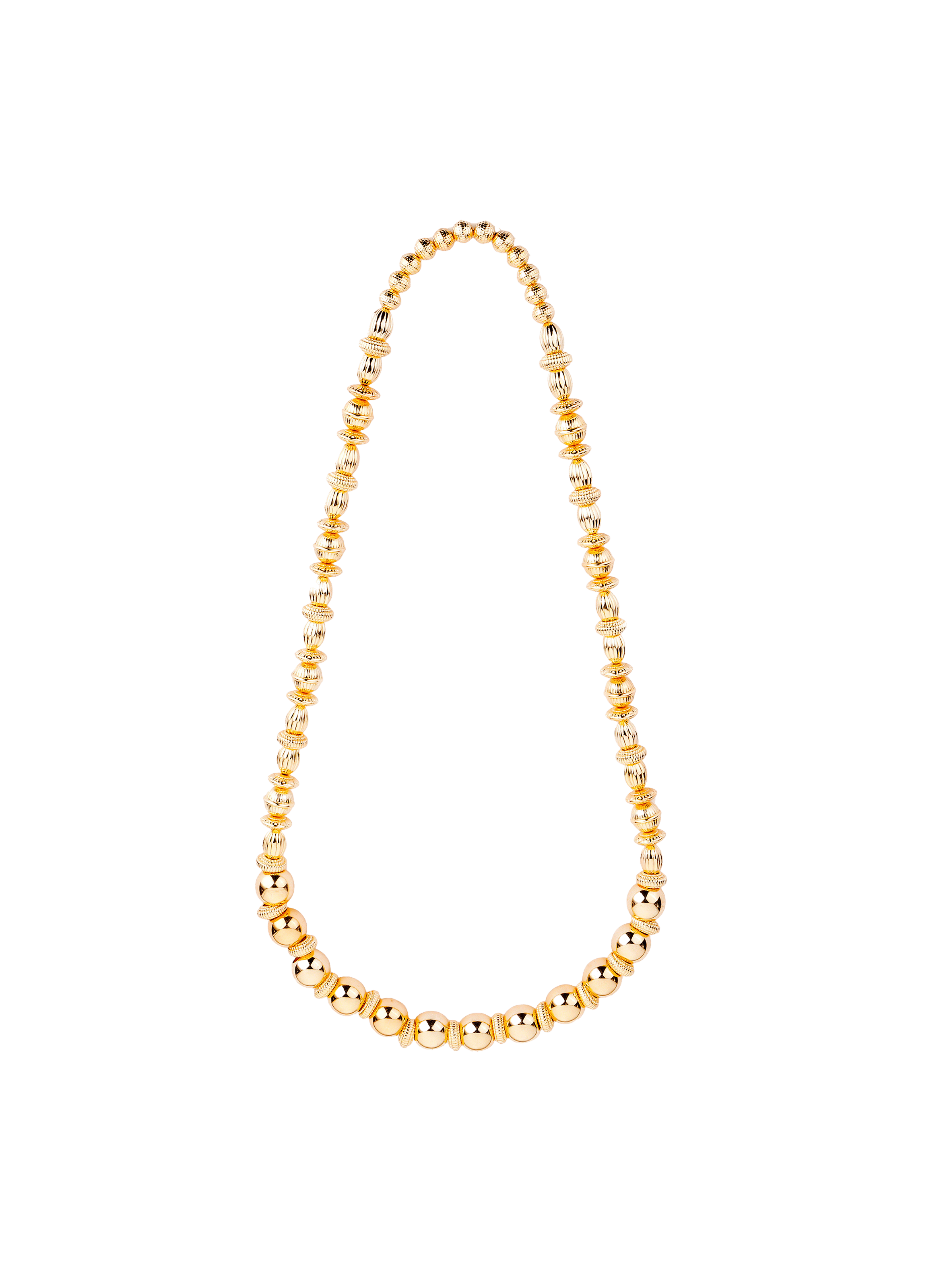 OTTO - Collier sautoir en perles | Doré