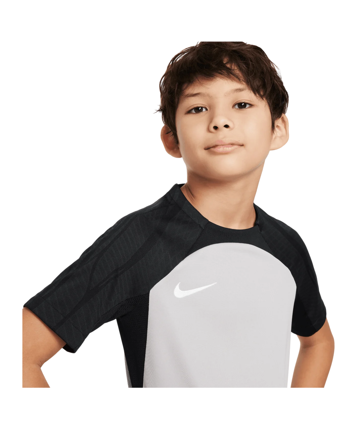 Nike Strike III Trikot Kids Grau Schwarz F052