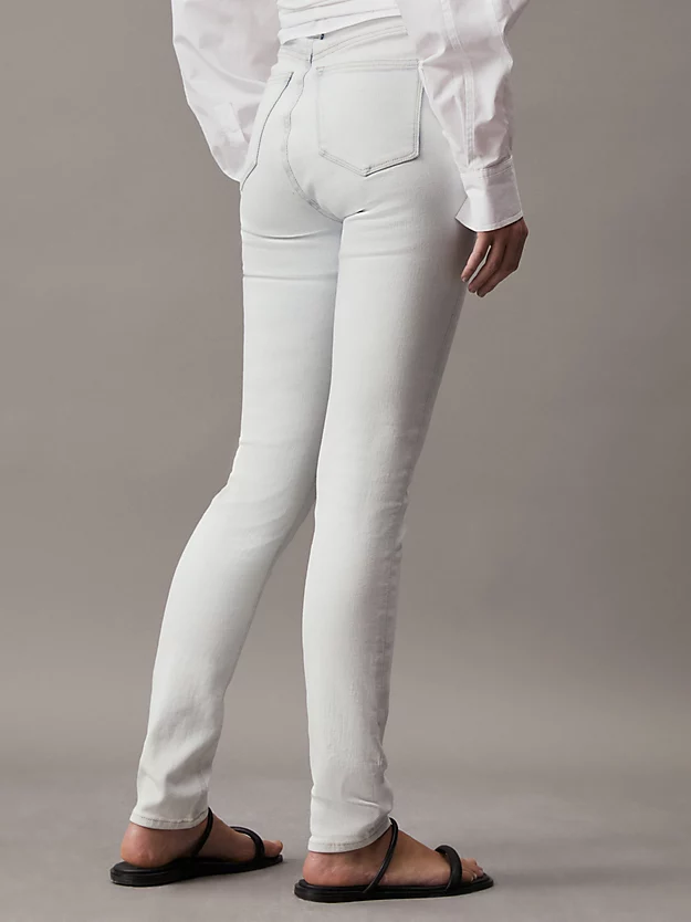 Calça jeans skinny de cintura alta