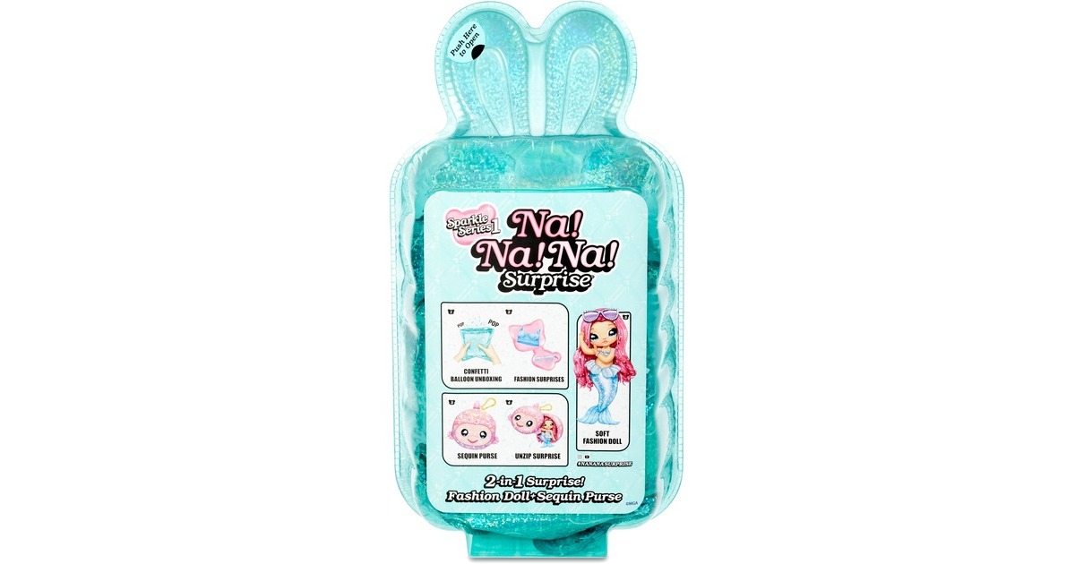 MGA EntertainmentNa! Na! Na! Surprise 2-in-1 Sparkle Series 1 Fashion Doll - Andre Avalanche Pop