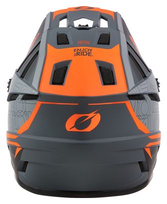 Casque Intégral O'Neal Backflip Eclipse Gris/Orange