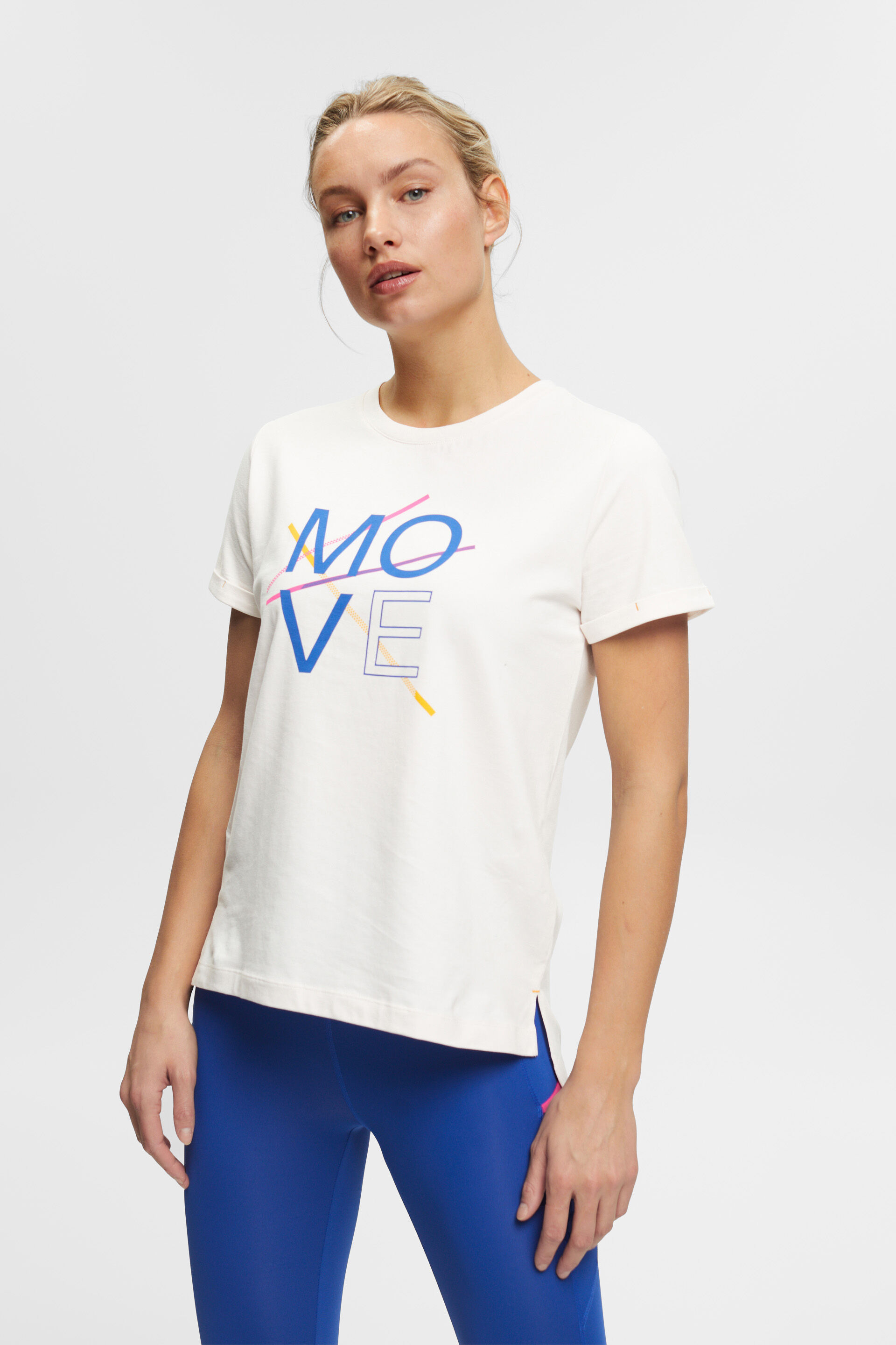 T-shirt en coton d’allure sportive