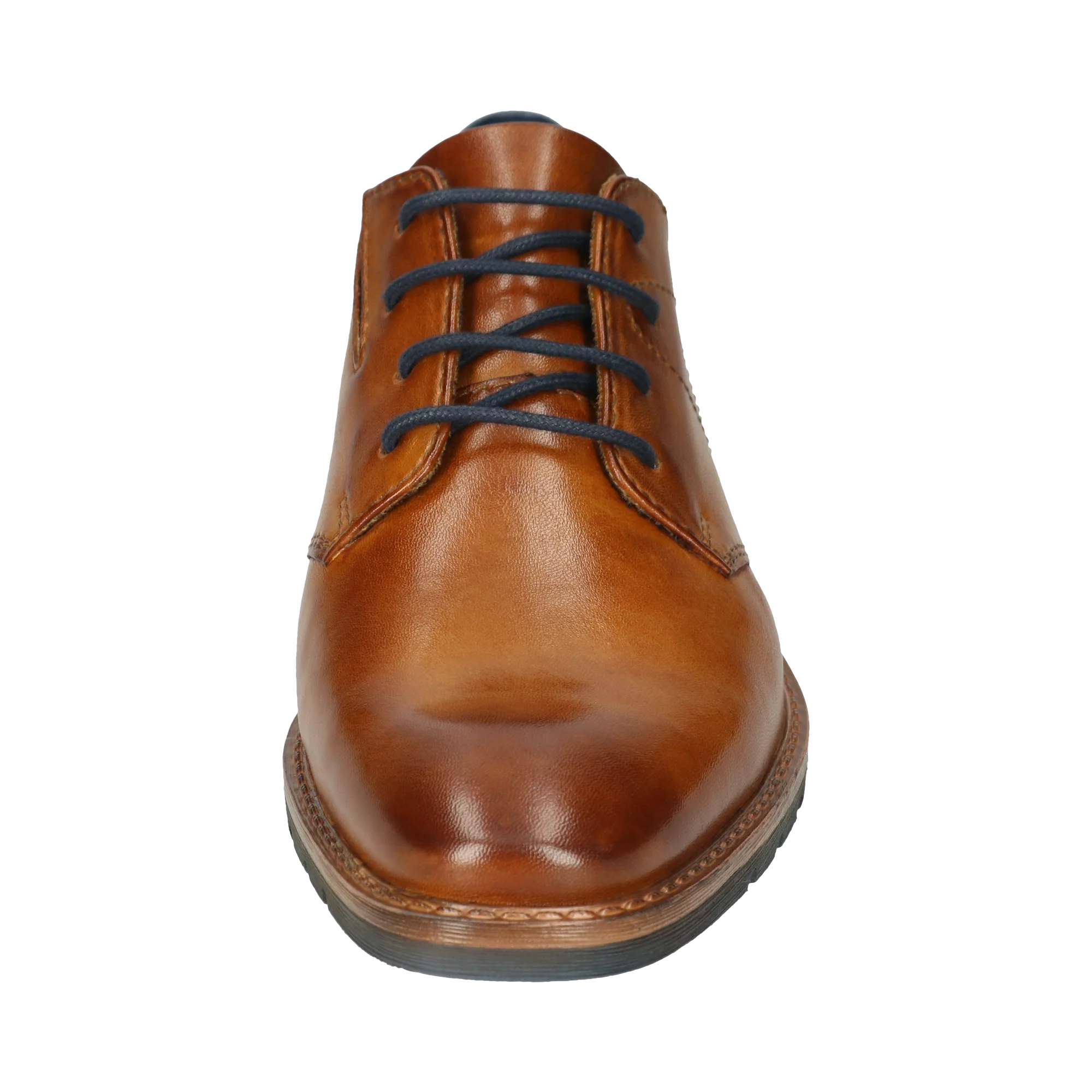 Leder Business Schnürer cognac