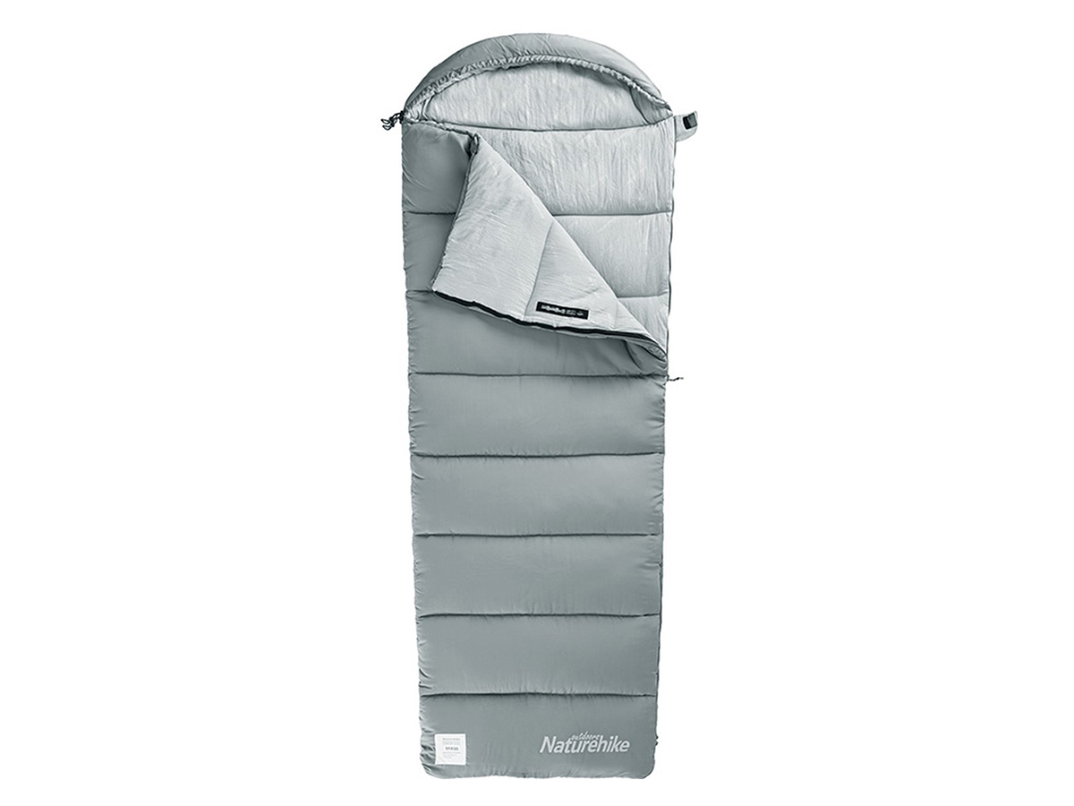 Naturehike 220 x 80 lichtgewicht katoenen slaapzak - Grey