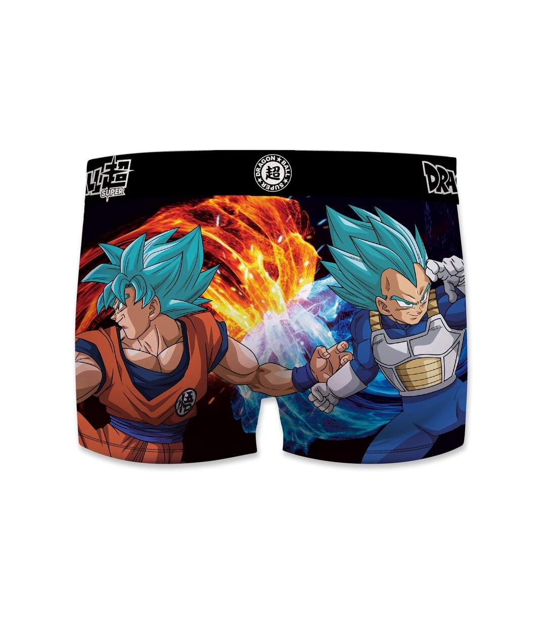 Boxer Homme Vegeta, Sangoku, Beerus, Calecon Homme, DRAGON BALL SUPER, Léger et Doux (Lot de 4)