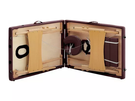 Table de massage pliable bois marron 191 x 70 x 59 cm 02_0001819