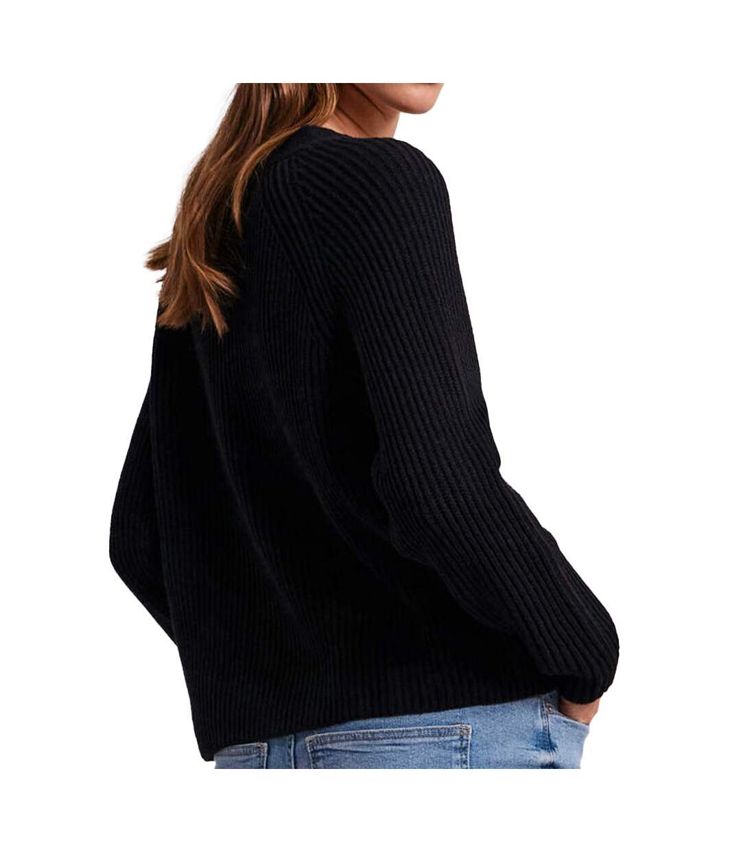 Cardigan Noir Femme Pieces Pcosilla