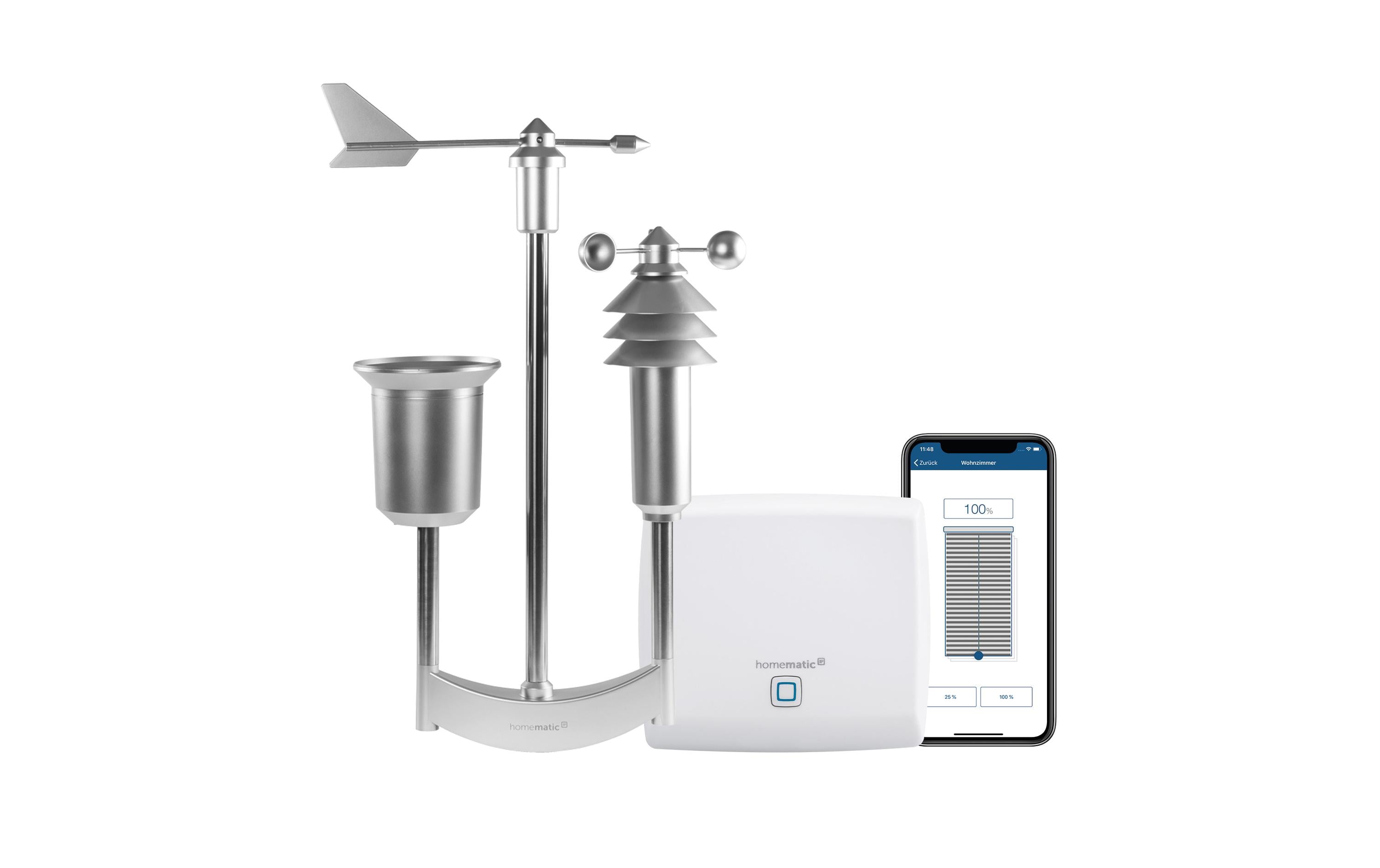 Smart Home Starter Set Wettersensor Pro<br>Homematic IP Wetterstation, Access Point und Wettersensor Pro