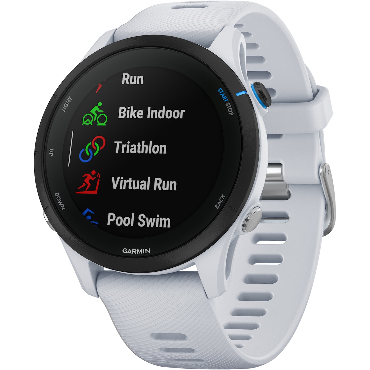 Garmin Forerunner 255 Music sportsklokke (hvit)