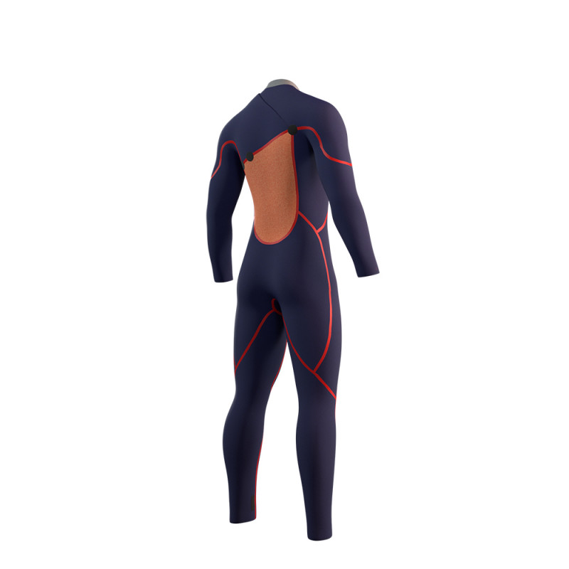 COMBINAISON MYSTIC THE ONE 3/2MM ZIP FREE NOIR