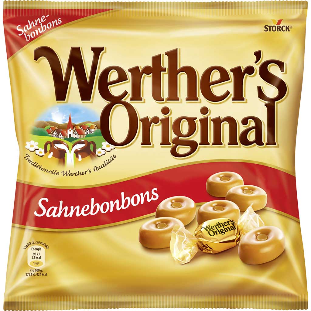 Storck Werthers Original Sahnebonbons 245g MHD:30.8.25