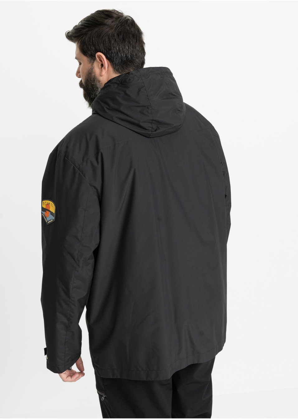 Veste outdoor fonctionnelle, coupe-vent, imperméable, respirante, coutures étanches