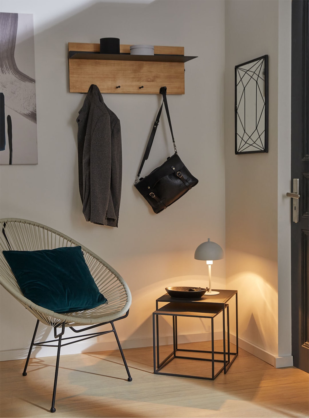 SCHÖNER WOHNEN-Kollektion Tischlampe KIA 33 cm weiß
