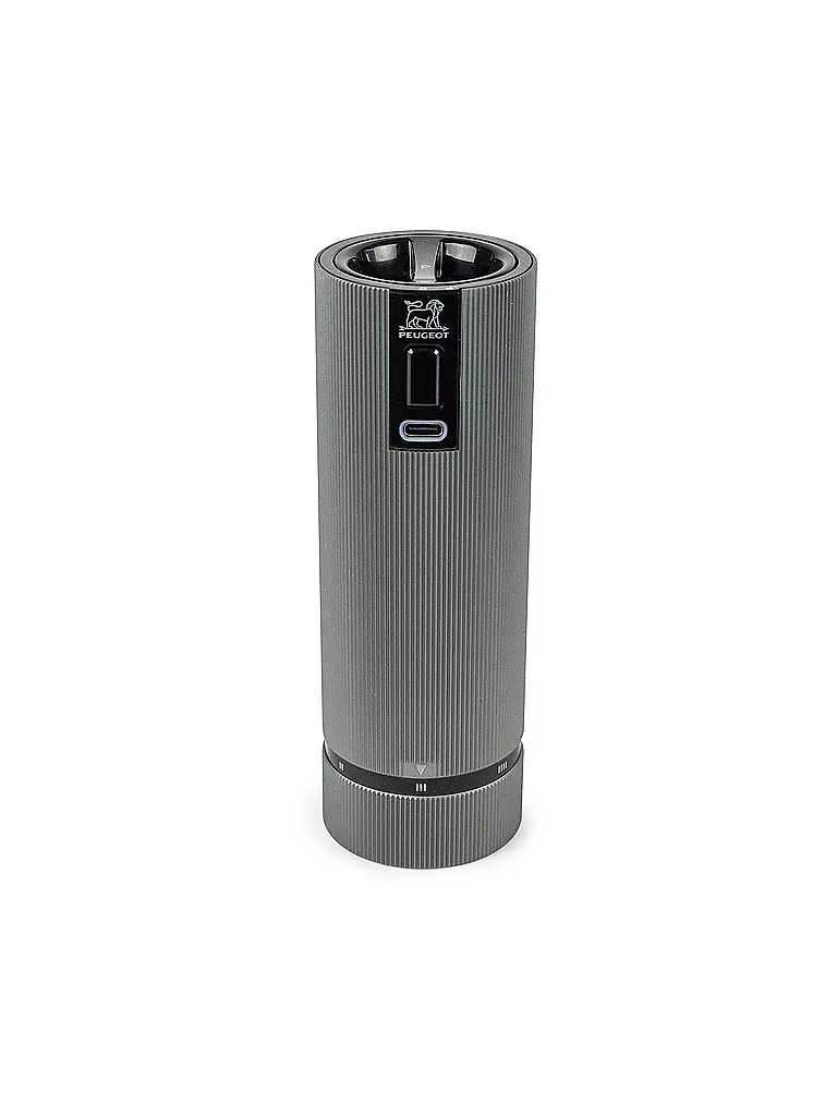 PEUGEOT Elektrische Pfeffermühle ELECTRIC LINE 15cm Carbon grau