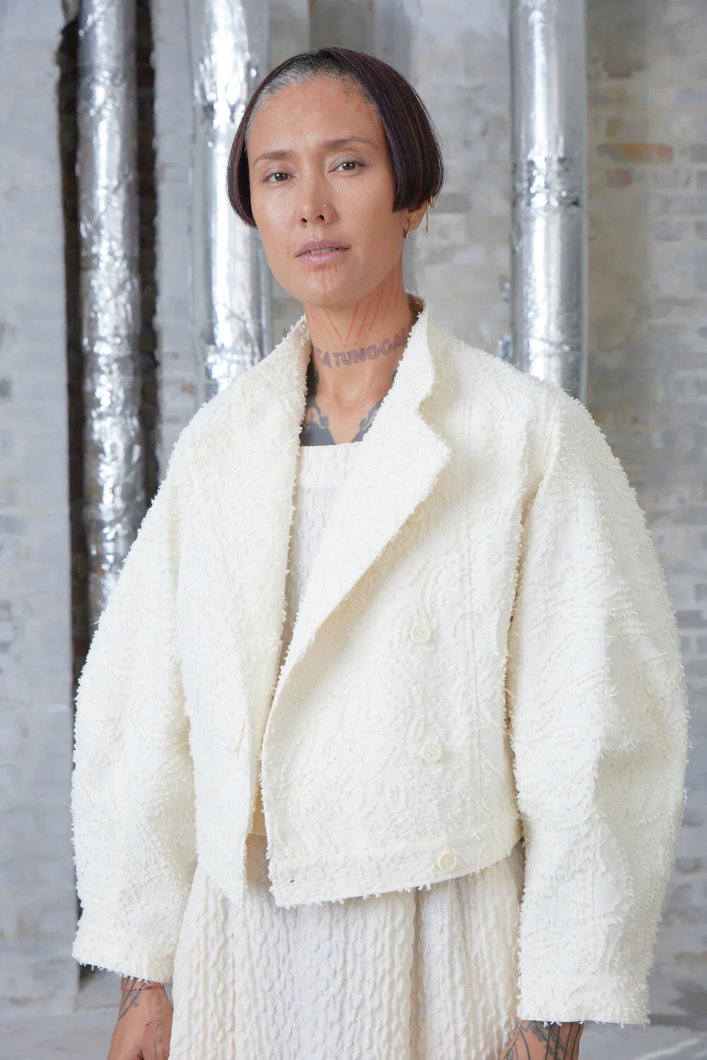 Henrik Vibskov  Moon jakke - Off White Bird