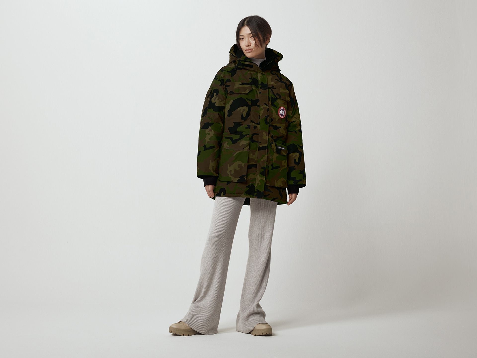 Canada Goose Expedition Parka Women Print Classic Cam