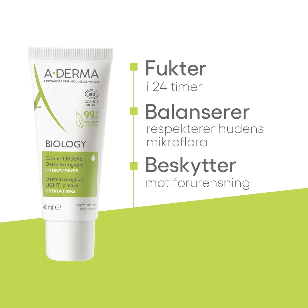A-Derma Biology Cream Light - 40 ml.