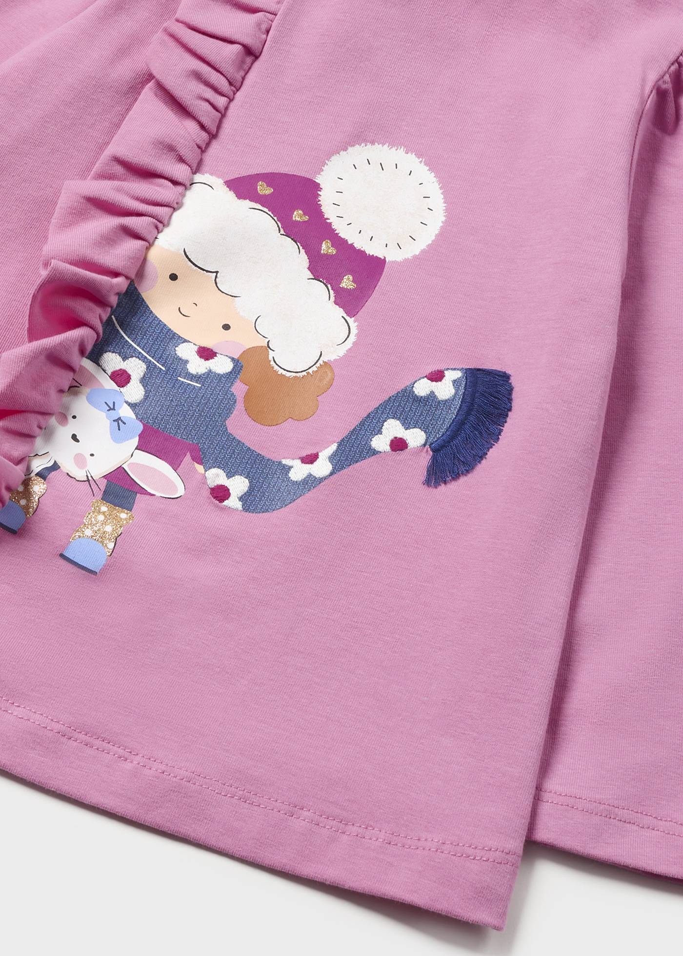 Conjunto de duas peças de leggings jeans para bebê