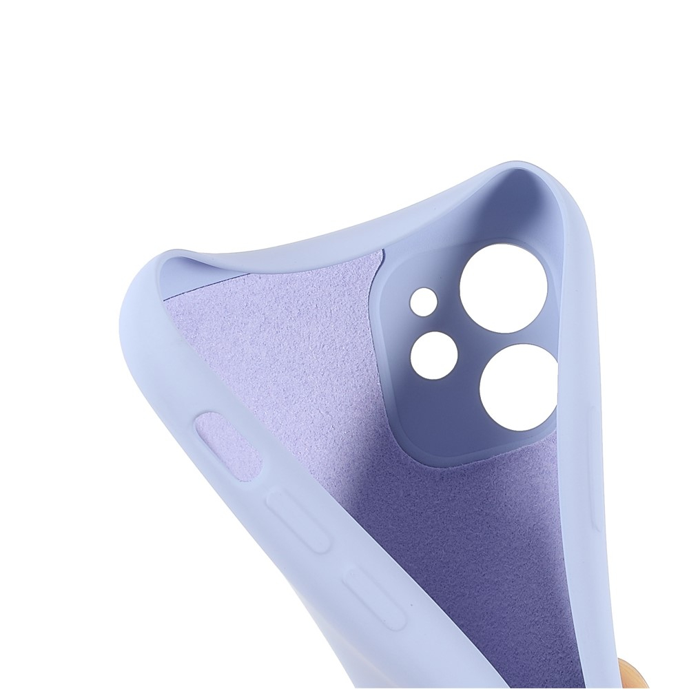 iPhone 11 Silikon Case Hülle mit Kameraschutz - Lila