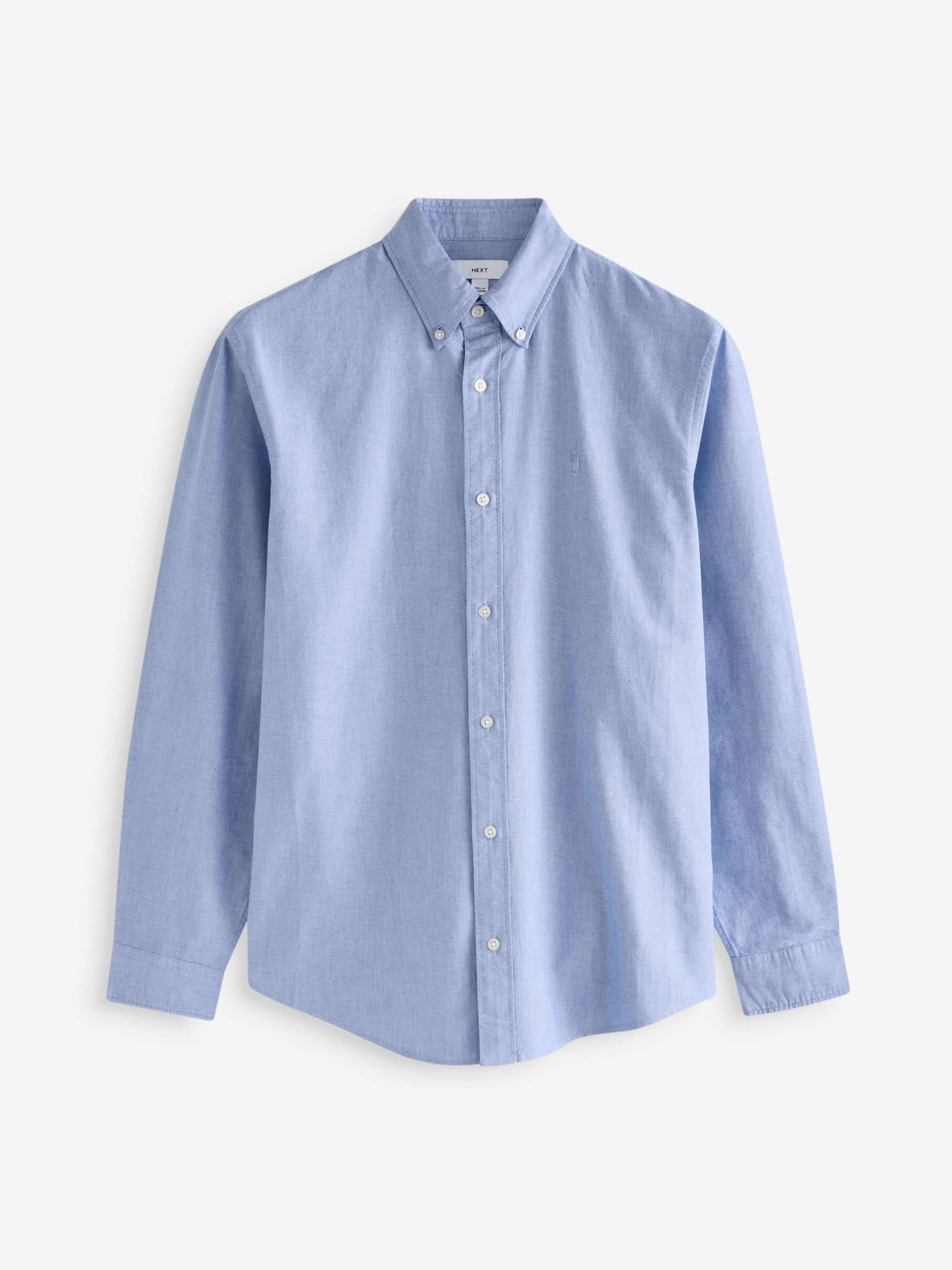 White/Light Blue/Navy Blue 3 Pack - 100% Cotton Long Sleeve Oxford Shirts 3 Pack