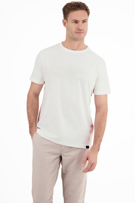 Lerros witte heren t-shirt