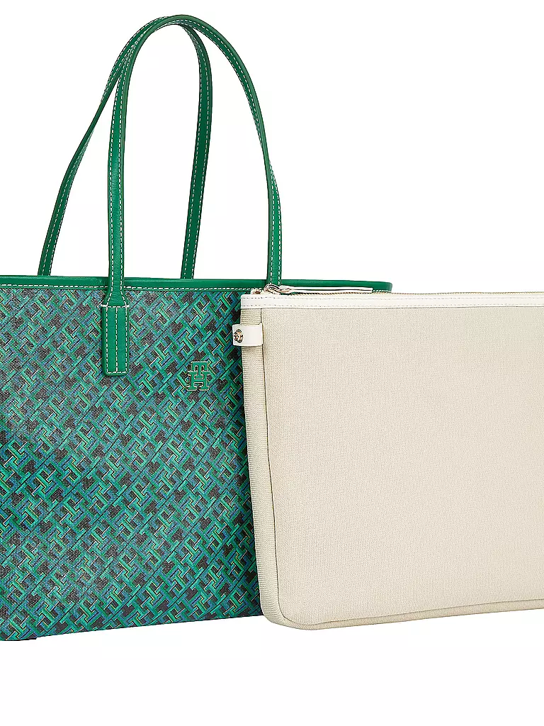 TOMMY HILFIGER Tasche - Shopper TH MONOPLAY grün