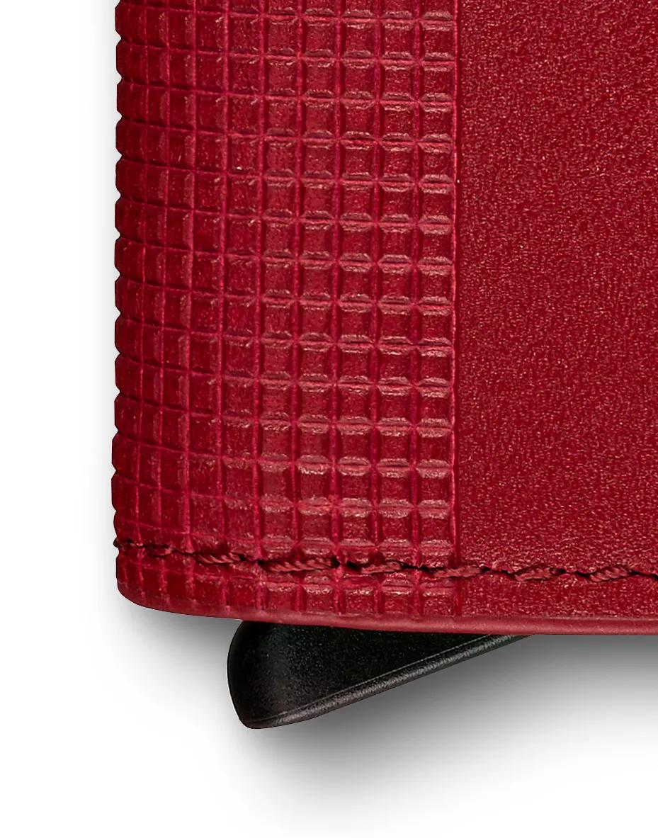Altius Secrid Leather Card Wallet-rot
